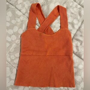 Orange Abercrombie Tank top